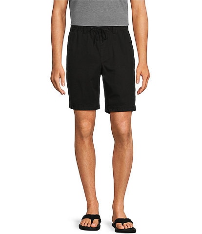 Lucky Brand 9 Inseam Twill Flat Front Shorts