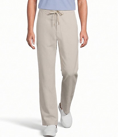 Roundtree & Yorke Classic Fit Side Elastic Drawstring Pants
