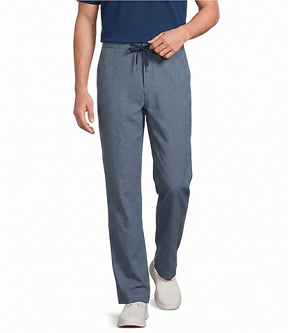 Roundtree & Yorke Classic Fit Side Elastic Drawstring Pants