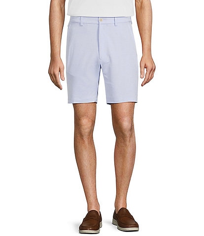 Roundtree & Yorke Classic Flat Front Performance Space Dye 8#double; Pull On Shorts