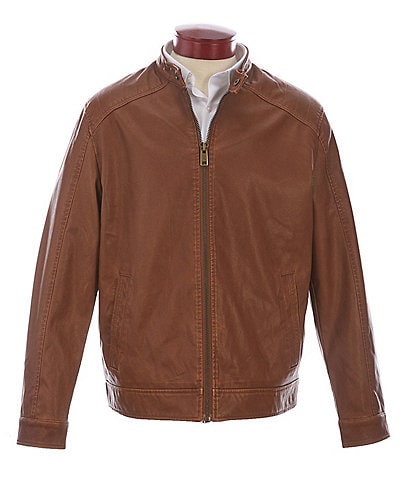 leather jackets dillards mens