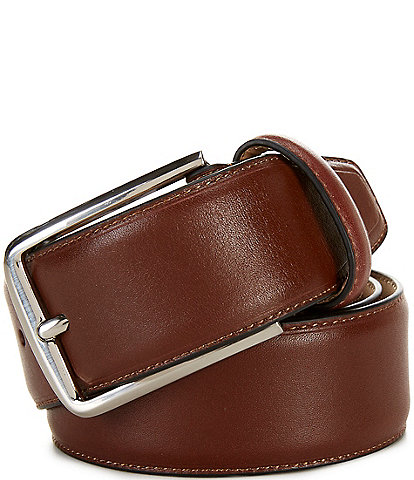 Roundtree & Yorke Drop Edge Leather Belt