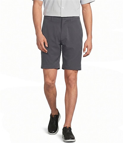 Roundtree & Yorke Flat Front 9#double; Performance Herringbone Shorts