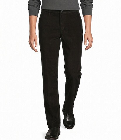 Roundtree & Yorke Flat Front Corduroy Pants