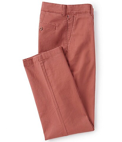 Roundtree & Yorke Stewart Classic Fit Flat Front Soft-Washed Chino Pants