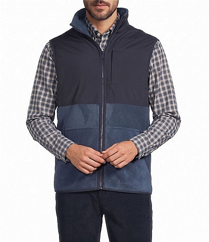 Roundtree & Yorke Fleece Collared Vest