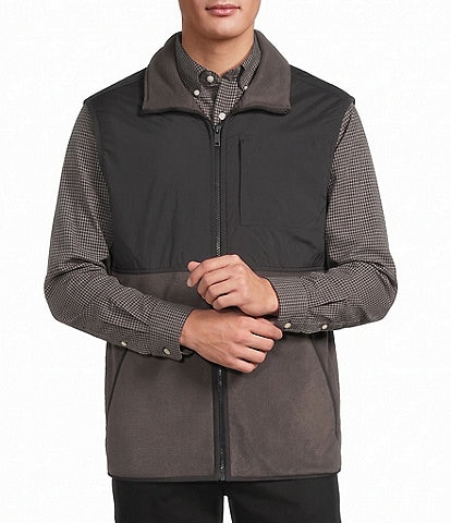 Roundtree & Yorke Fleece Collared Vest