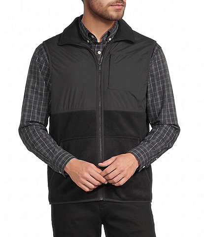 Roundtree & Yorke Fleece Collared Vest