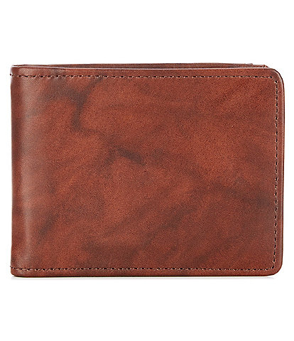 Roundtree & Yorke Front Pocket Flip Clip Leather Wallet