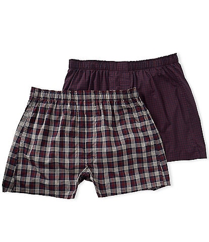 Roundtree & Yorke Full Cut Boxers 2-Pack