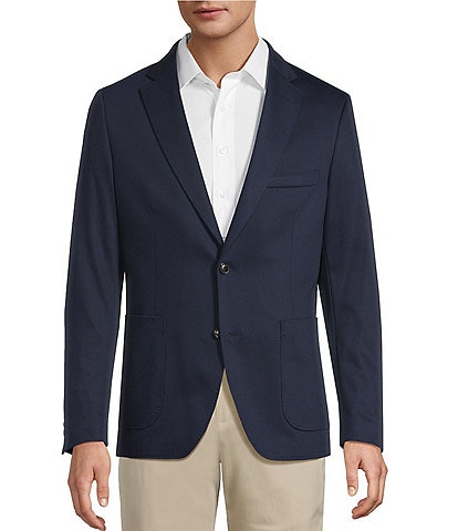 Roundtree & Yorke Long Sleeve Knit Blazer