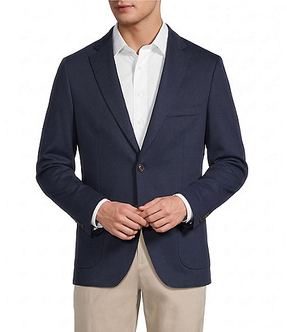 Roundtree & Yorke Long Sleeve Knit Blazer