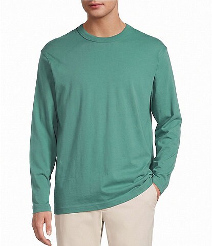 Roundtree & Yorke Long Sleeve Solid Heavyweight Tee