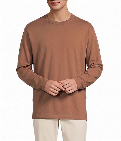 Roundtree & Yorke Long Sleeve Solid Heavyweight Tee