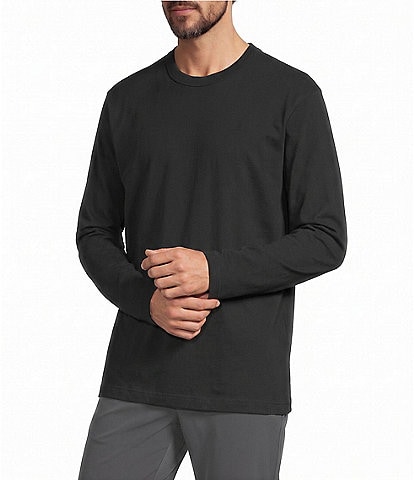 Roundtree & Yorke Long Sleeve Solid Heavyweight Tee