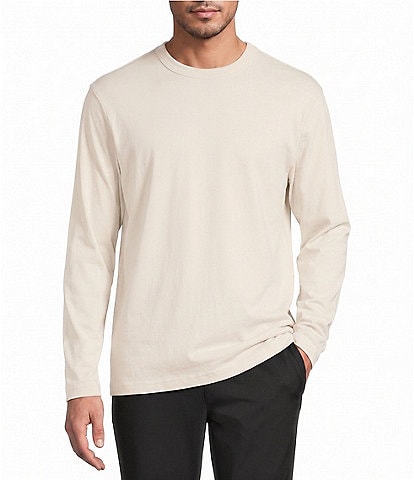 Roundtree & Yorke Long Sleeve Solid Heavyweight Tee