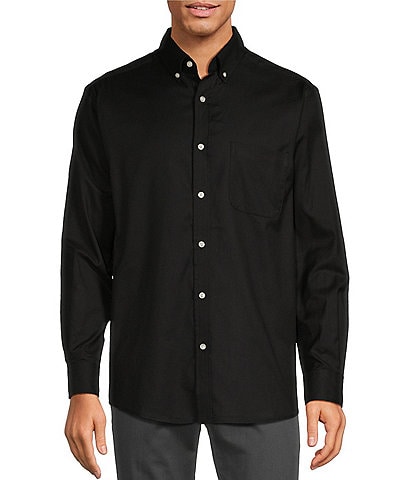 Roundtree & Yorke Long Sleeve Solid Oxford Sport Shirt