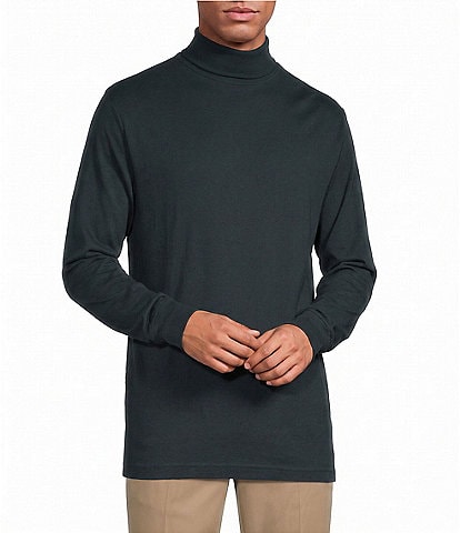 Roundtree & Yorke Long Sleeve Solid Turtle Neck Pullover