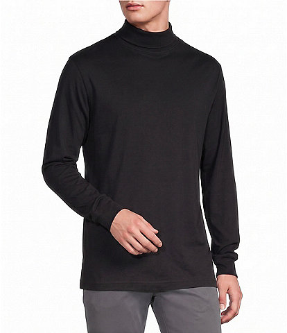 Roundtree & Yorke Long Sleeve Solid Turtle Neck Pullover