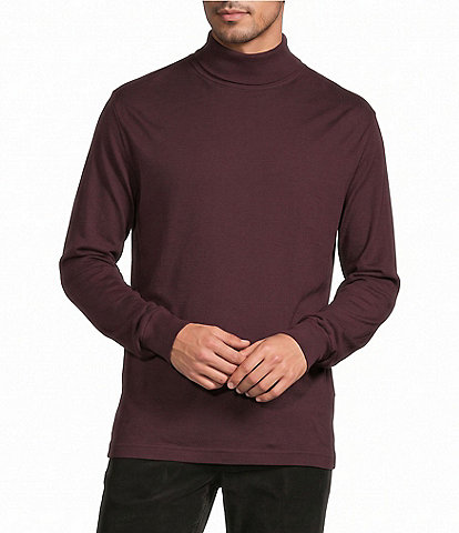 Roundtree & Yorke Long Sleeve Solid Turtle Neck Pullover