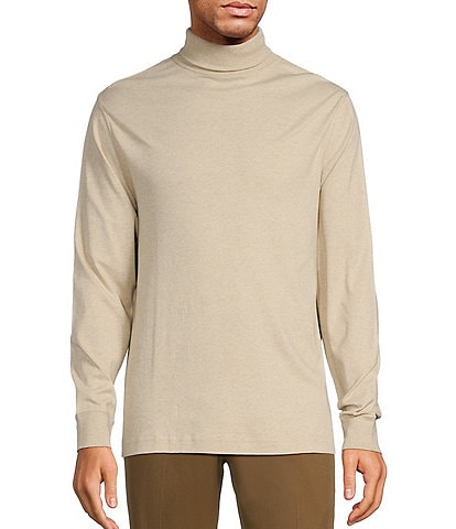 Roundtree & Yorke Long Sleeve Solid Turtle Neck Pullover