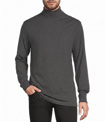 Roundtree & Yorke Long Sleeve Solid Turtle Neck Pullover