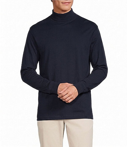 Roundtree & Yorke Long Sleeve Solid Turtle Neck Pullover