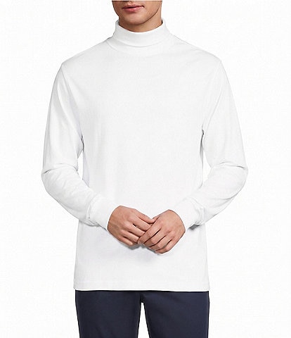 Roundtree & Yorke Long Sleeve Solid Turtle Neck Pullover