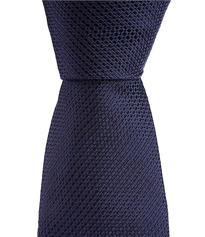 Roundtree & Yorke Louis Solid Traditional Silk Blend Tie