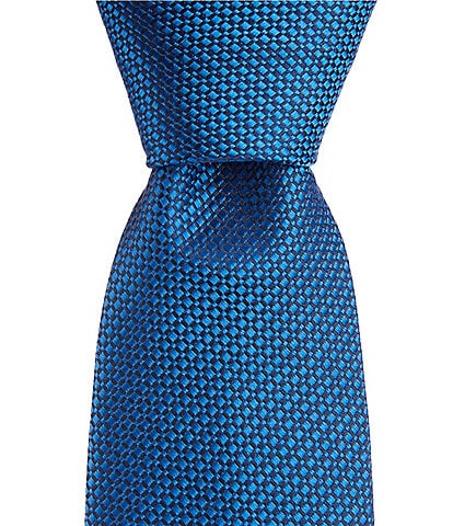 Roundtree & Yorke Louis Solid 3.125#double; Silk Blend Tie