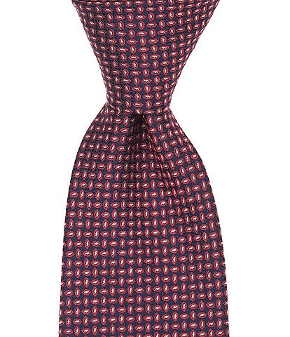 Roundtree & Yorke Micro Neat Traditional Silk Blend Tie
