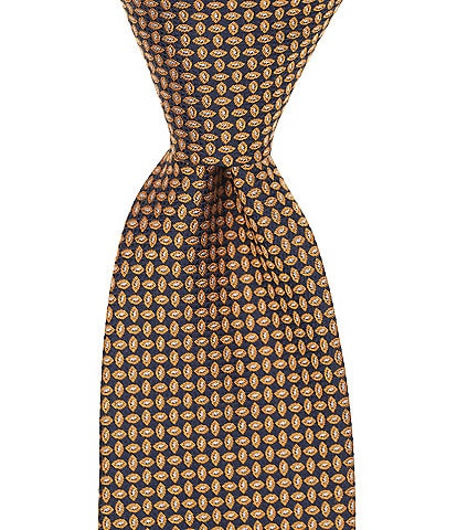 Roundtree & Yorke Micro Neat Traditional Silk Blend Tie