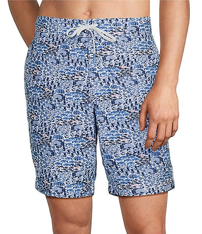 Roundtree & Yorke Mini Fish 9#double; Swim Trunks