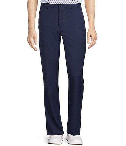 Roundtree & Yorke Performance Andrew Straight Fit Flat Front Pant