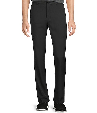 Roundtree & Yorke Performance Andrew Straight Fit Flat Front Pant