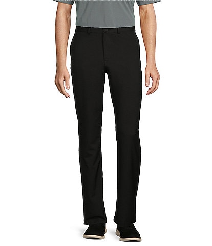 Roundtree & Yorke Performance Stewart Classic Fit Flat Front Solid Pants