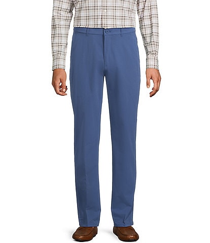 Roundtree & Yorke Performance Stewart Flat Front Classic Fit Stretch Pants