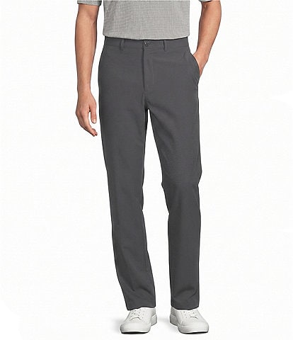 Roundtree & Yorke Performance Stewart Flat Front Classic Fit Solid Performance Hybrid Chino Pants
