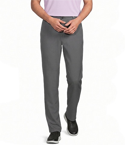Roundtree & Yorke Performance Straight Fit Flat Front Pants