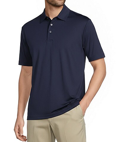 Roundtree & Yorke Performance The Fairway Short Sleeve Solid Polo Shirt