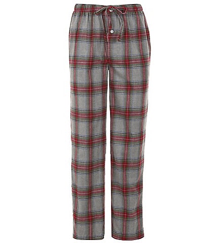 Roundtree & Yorke Portuguese Flannel Plaid Sleep Pants