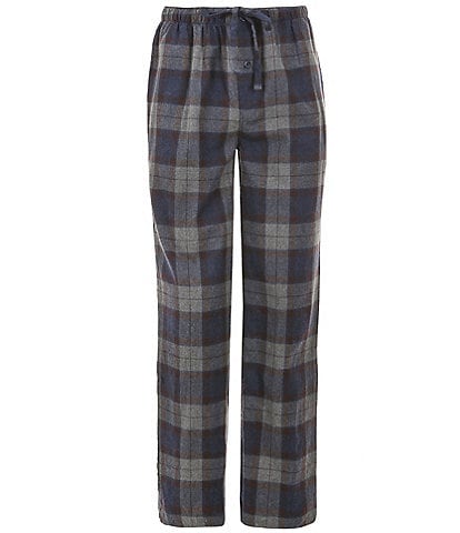 Roundtree & Yorke Portuguese Flannel Plaid Sleep Pants