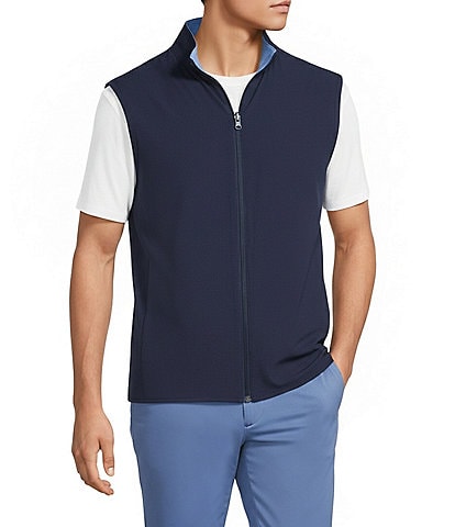 Roundtree & Yorke Reversible Performance Solid Full-Zip Vest