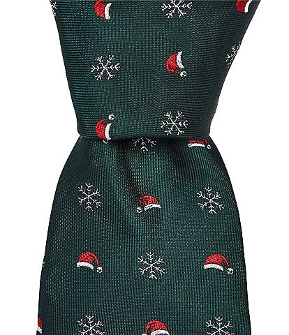 Roundtree & Yorke Santa Hat Silk Traditional Tie
