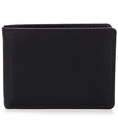 Roundtree & Yorke Slim Nappa Leather Winged Bifold Wallet