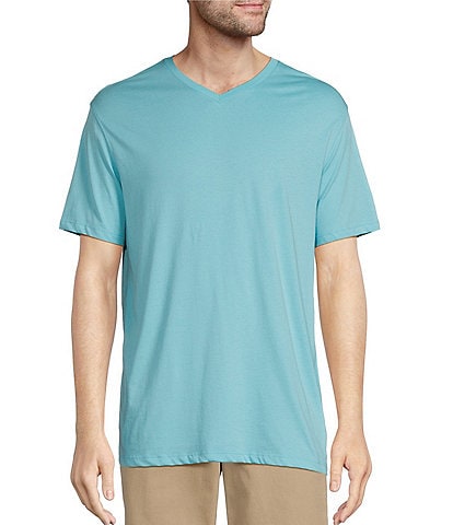 Roundtree & Yorke Soft Washed Short Sleeve V-Neck T-Shirt