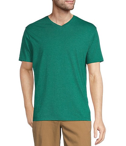 Roundtree & Yorke Soft Washed Short Sleeve V-Neck T-Shirt