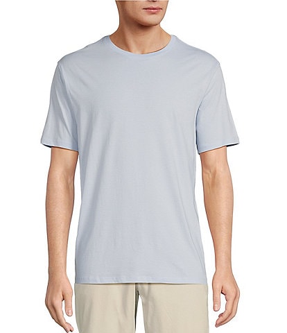 Roundtree & Yorke Solid Cloud Short Sleeve Crew Neck T-Shirt