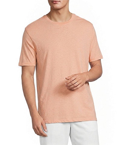 Roundtree & Yorke Solid Cloud Short Sleeve Crew Neck T-Shirt
