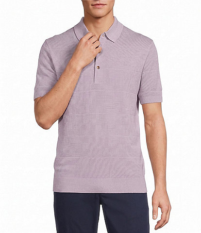 Roundtree & Yorke Solid Soft Knit Polo Sweater